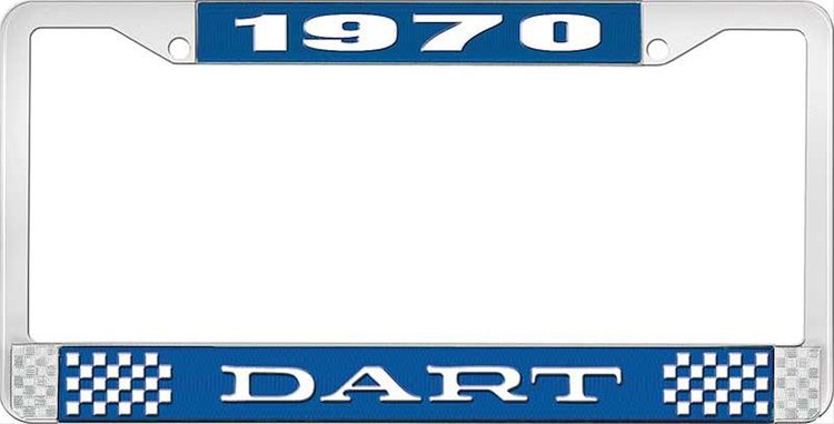 1970 Dart License Plate Frame - Blue