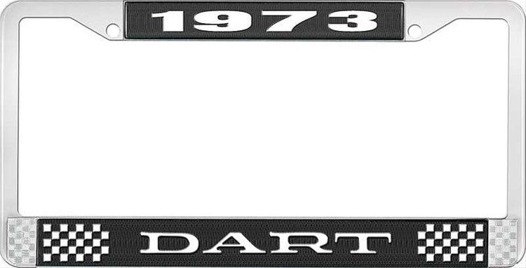 1973 Dart License Plate Frame - Black