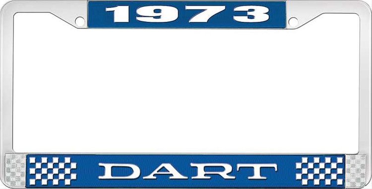 1973 Dart License Plate Frame - Blue