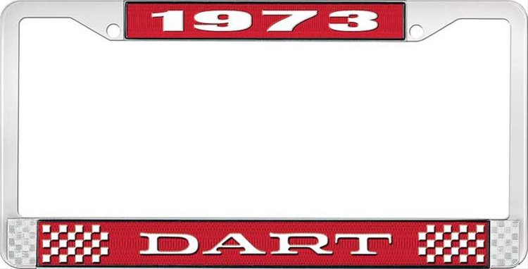 1973 Dart License Plate Frame - Red