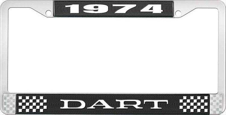 1974 Dart License Plate Frame - Black