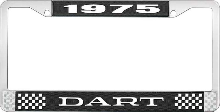 1975 Dart License Plate Frame - Black