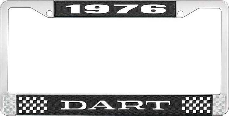 1976 Dart License Plate Frame - Black