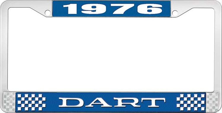 1976 Dart License Plate Frame - Blue