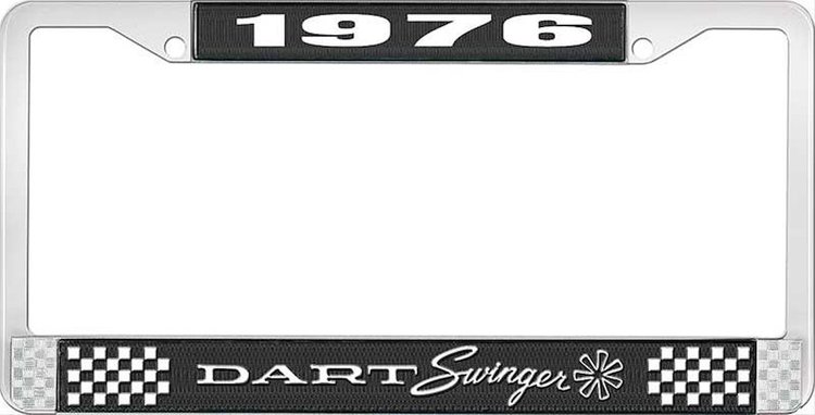 1976 Dart Swinger License Plate Frame - Black