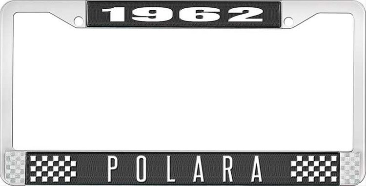 1962 Polara License Plate Frame - Black