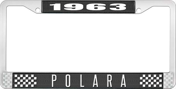 1963 Polara License Plate Frame - Black