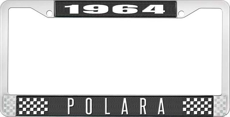 1964 Polara License Plate Frame - Black
