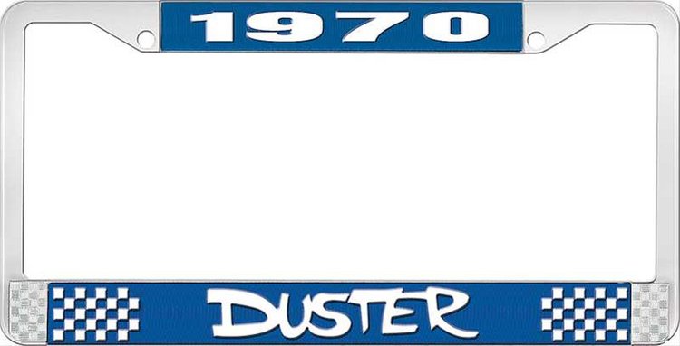 1970 Duster License Plate Frame - Blue
