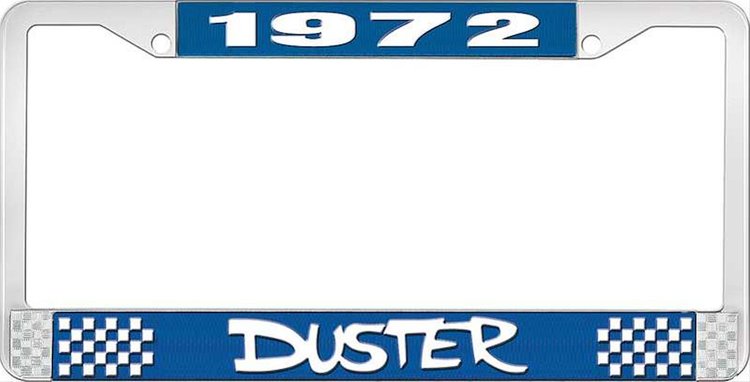 1972 Duster License Plate Frame - Blue