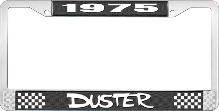 1975 Duster License Plate Frame - Black