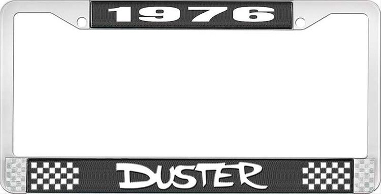 1976 Duster License Plate Frame - Black