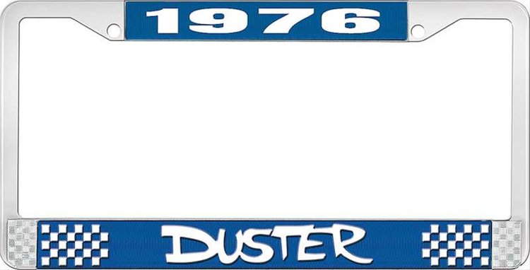1976 Duster License Plate Frame - Blue