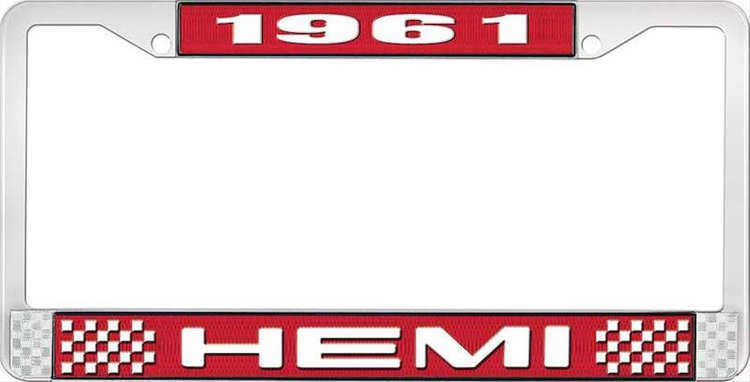 1961 Hemi License Plate Frame
