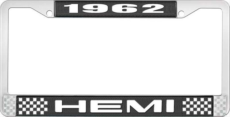 1962 Hemi License Plate Frame
