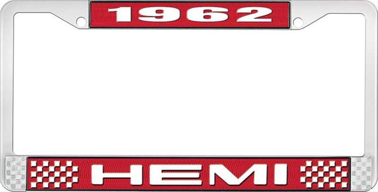 1962 Hemi License Plate Frame