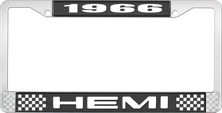 1966 Hemi License Plate Frame
