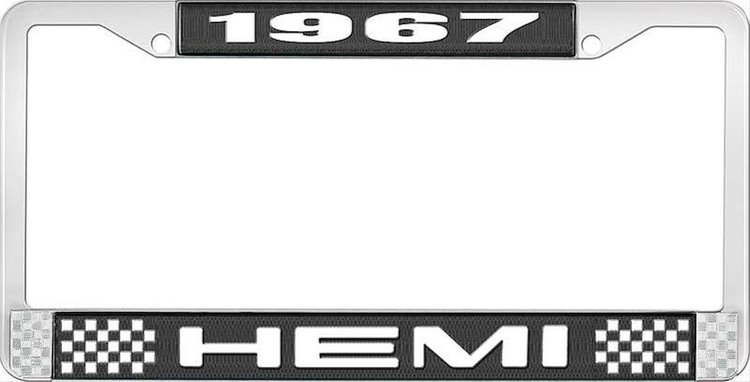 1967 Hemi License Plate Frame