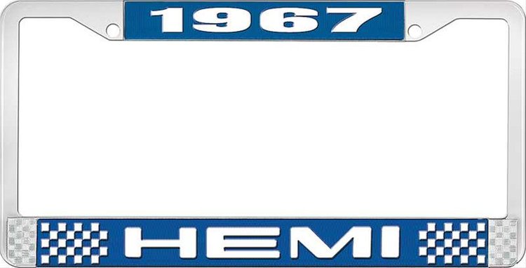 1967 Hemi License Plate Frame