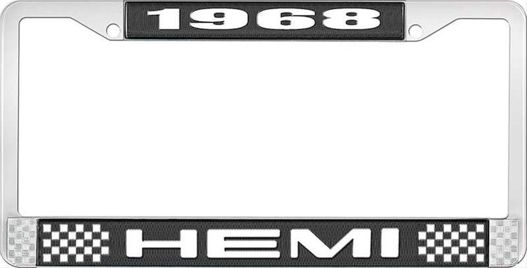 1968 Hemi License Plate Frame