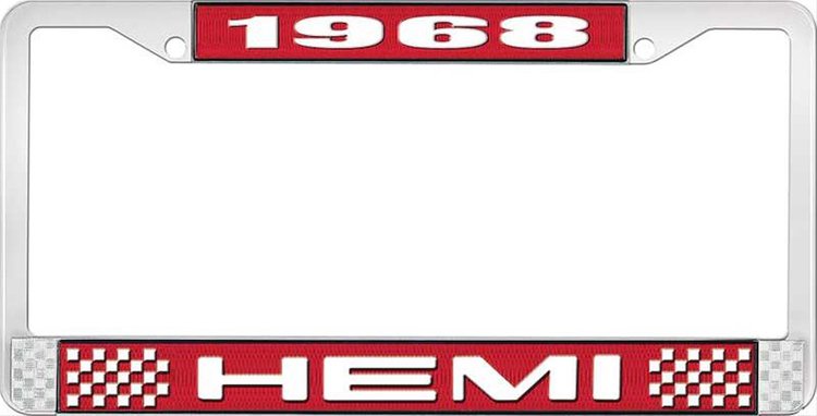 1968 Hemi License Plate Frame