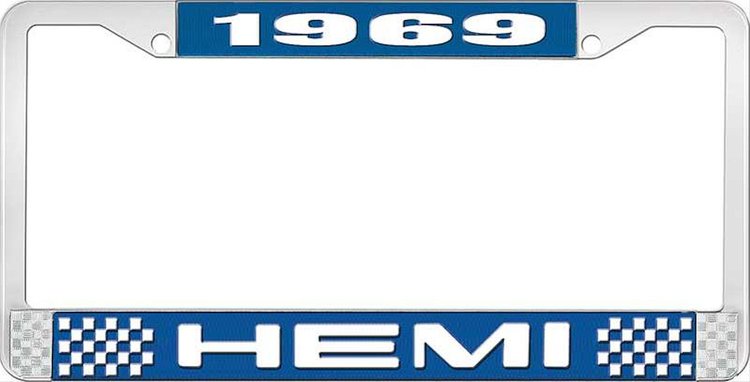 1969 Hemi License Plate Frame