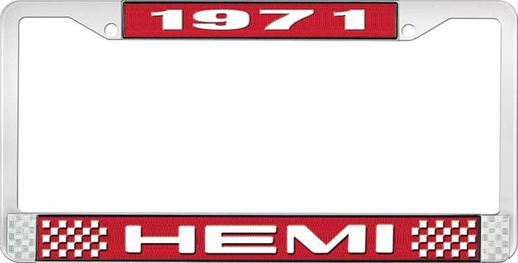 1971 Hemi License Plate Frame
