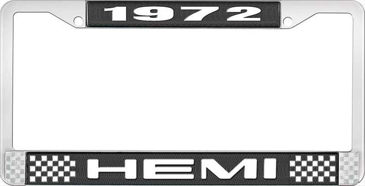 1972 Hemi License Plate Frame