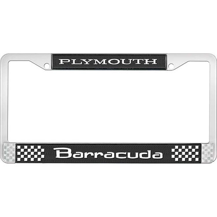 License Plate Frame Plymouth Barracuda