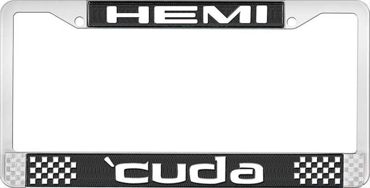 Hemi / Cuda License Plate Frame