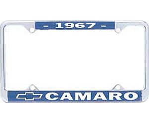 1967 Camaro License Plate Frame