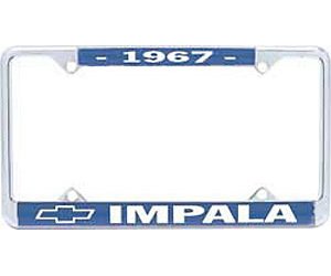 1967 Impala License Plate Frame