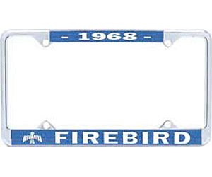 1968 Firebird License Plate Frame