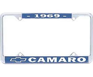 1969 Camaro License Plate Frame