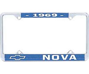 1969 Nova License Plate Frame