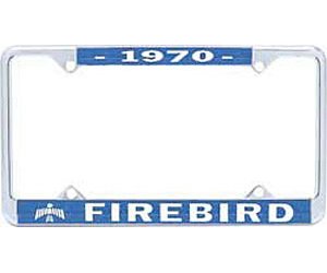 1970 Firebird License Plate Frame