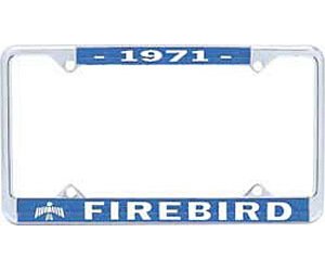 1971 Firebird License Plate Frame