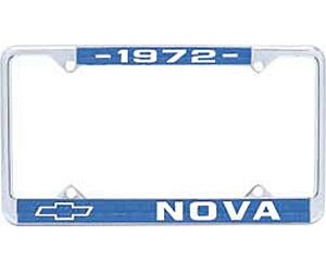 1972 Nova License Plate Frame