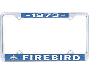 1973 Firebird License Plate Frame