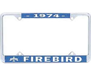 1974 Firebird License Plate Frame