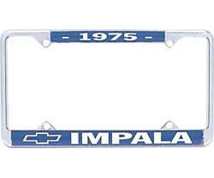 1975 Impala License Plate Frame