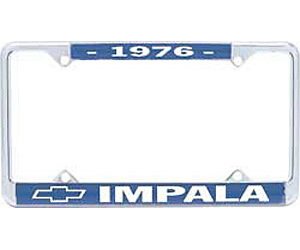 1976 Impala License Plate Frame