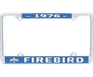 1976 Firebird License Plate Frame