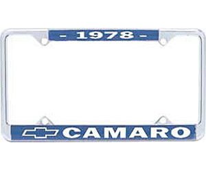 1978 Camaro License Plate Frame