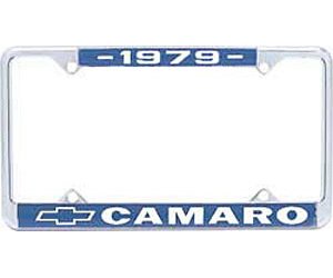 1979 Camaro License Plate Frame