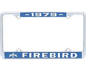 1979 Firebird License Plate Frame