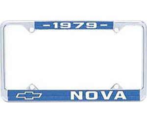 1979 Nova License Plate Frame