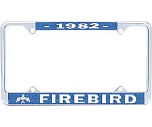 1982 Firebird License Plate Frame