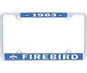 1983 Firebird License Plate Frame