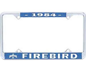 1984 Firebird License Plate Frame